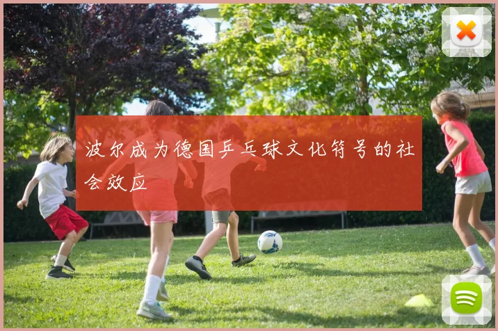 波尔成为德国乒乓球文化符号的社会效应